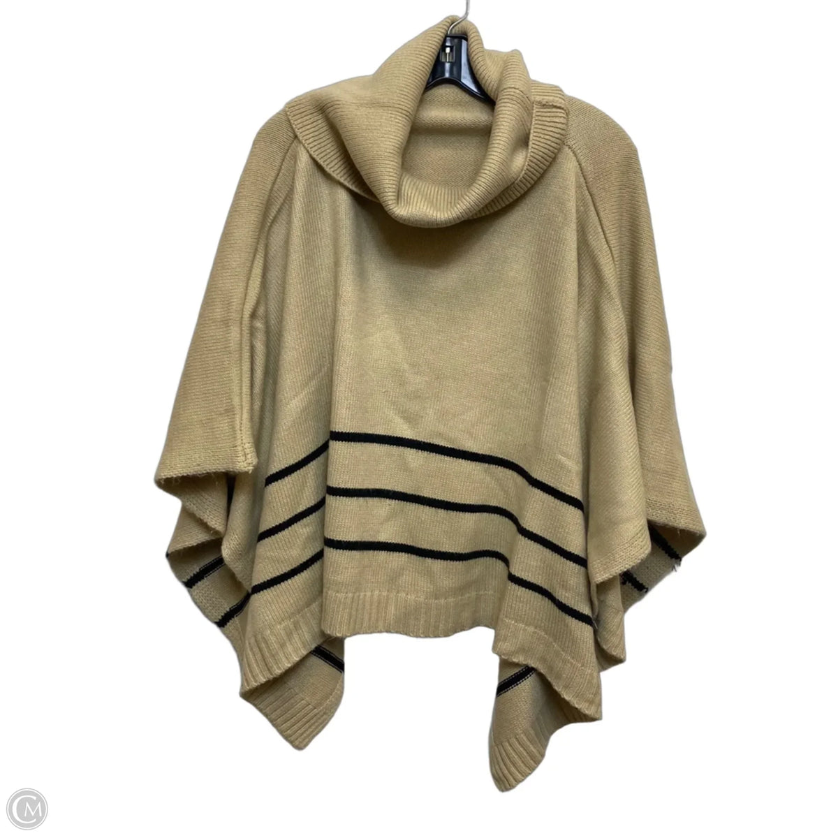 Shawl By Clothes Mentor In Black & Tan