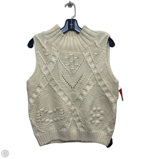 Vest Sweater By Cmf In Cream, Size: S