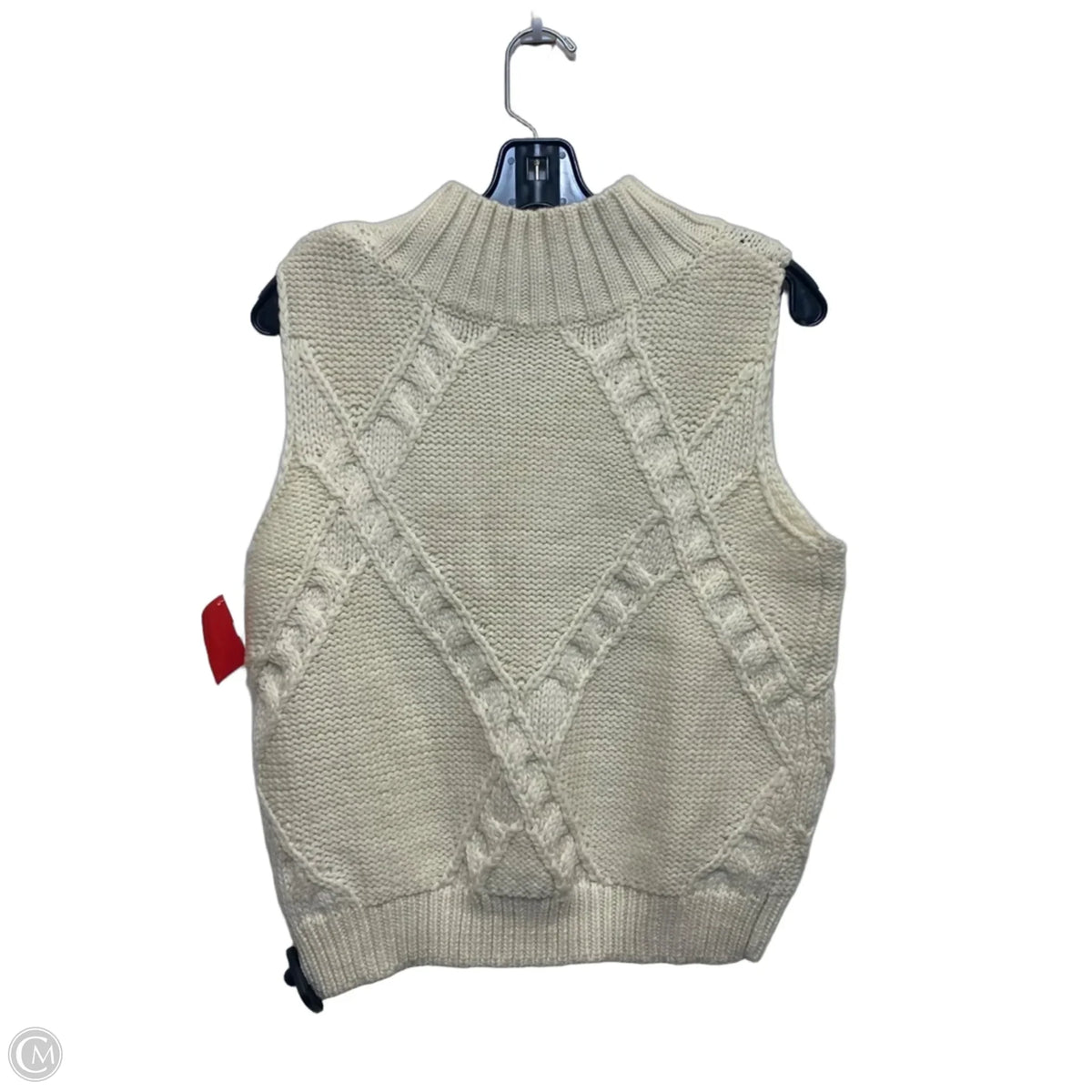 Vest Sweater By Cmf In Cream, Size: S