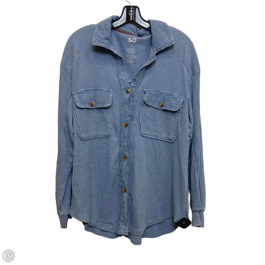 Top Long Sleeve By So In Blue, Size: S