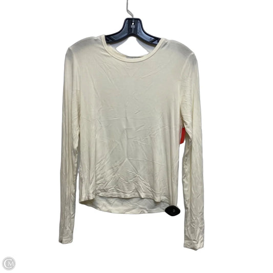 Top Long Sleeve By Sincerely Jules In Cream, Size: M
