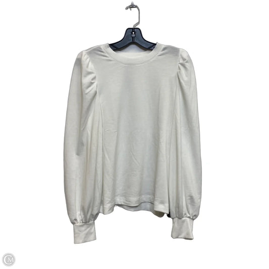 Top Long Sleeve By Crown And Ivy In White, Size: L