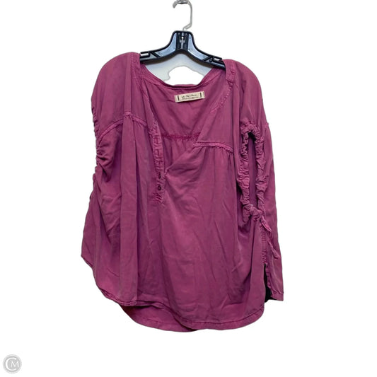 Top Short Sleeve By We The Free In Pink, Size: L