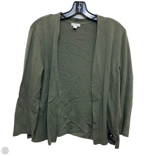Sweater Cardigan By J. Jill In Green, Size: M