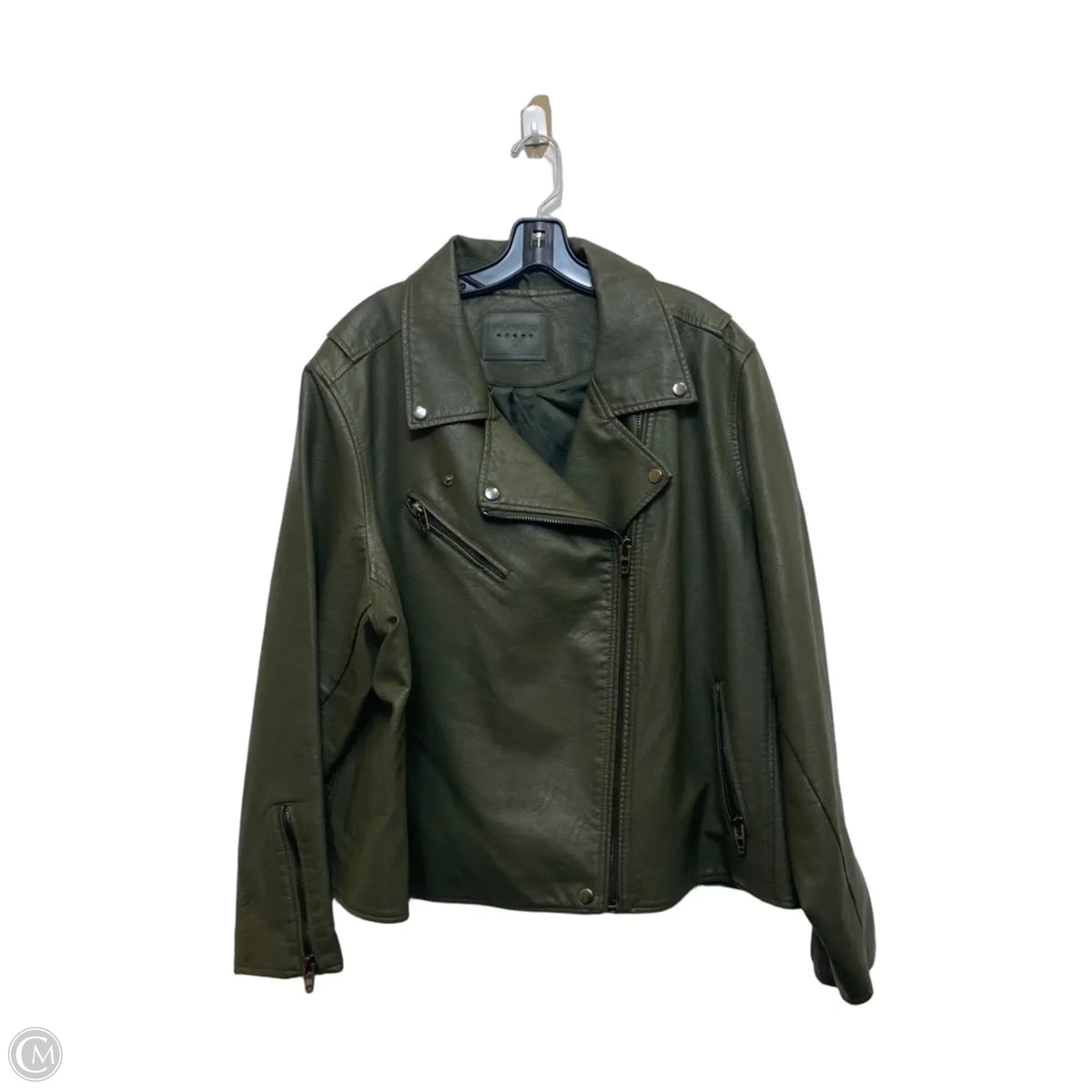 Jacket Moto By Blanknyc In Green, Size: 3x