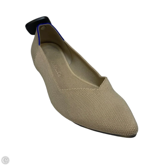 Shoes Flats Designer By Rothys In Beige, Size: 9