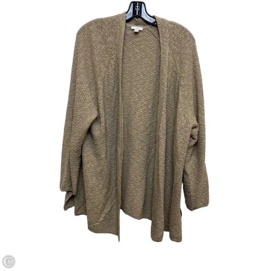 Sweater Cardigan By J. Jill In Beige, Size: Xl