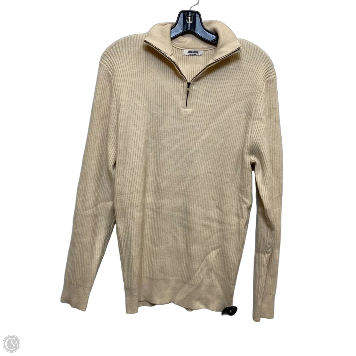 Sweater By Coofandy In Cream, Size: M