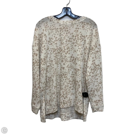 Top Long Sleeve By Pink Rose In Animal Print, Size: M