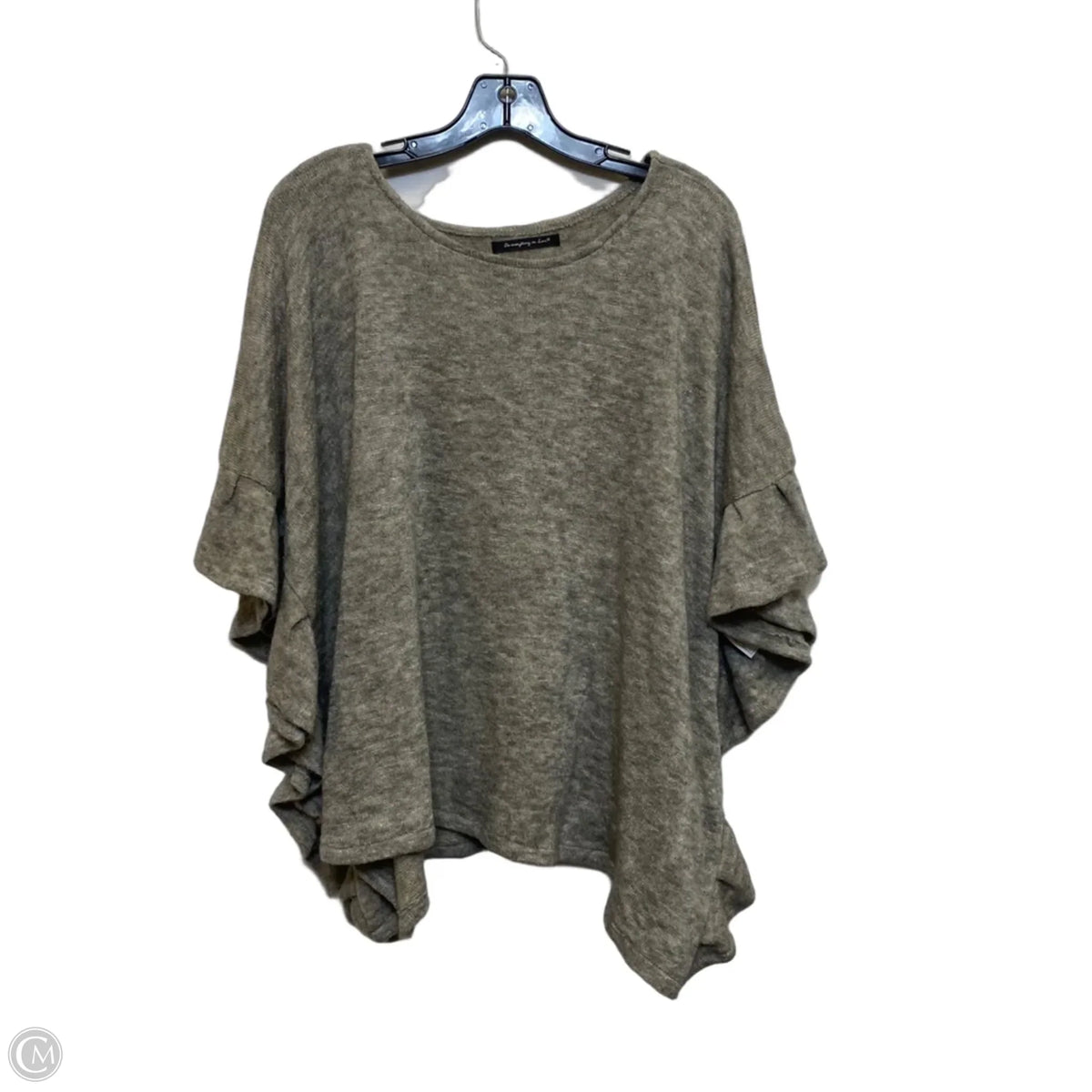Shawl By Do Everything In Love In Grey, Size: Osfm