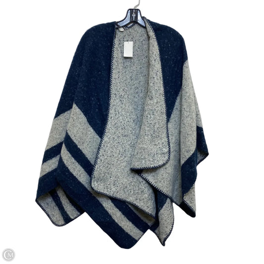Shawl By Versona In Blue & Grey, Size: Osfm