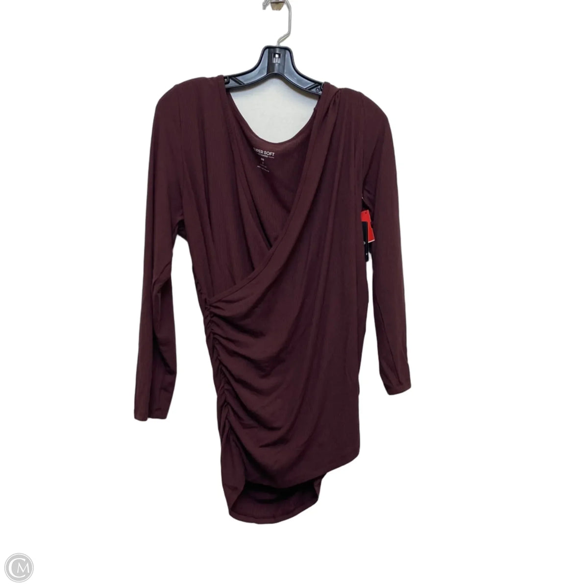 Top Long Sleeve By Torrid In Maroon, Size: 2x