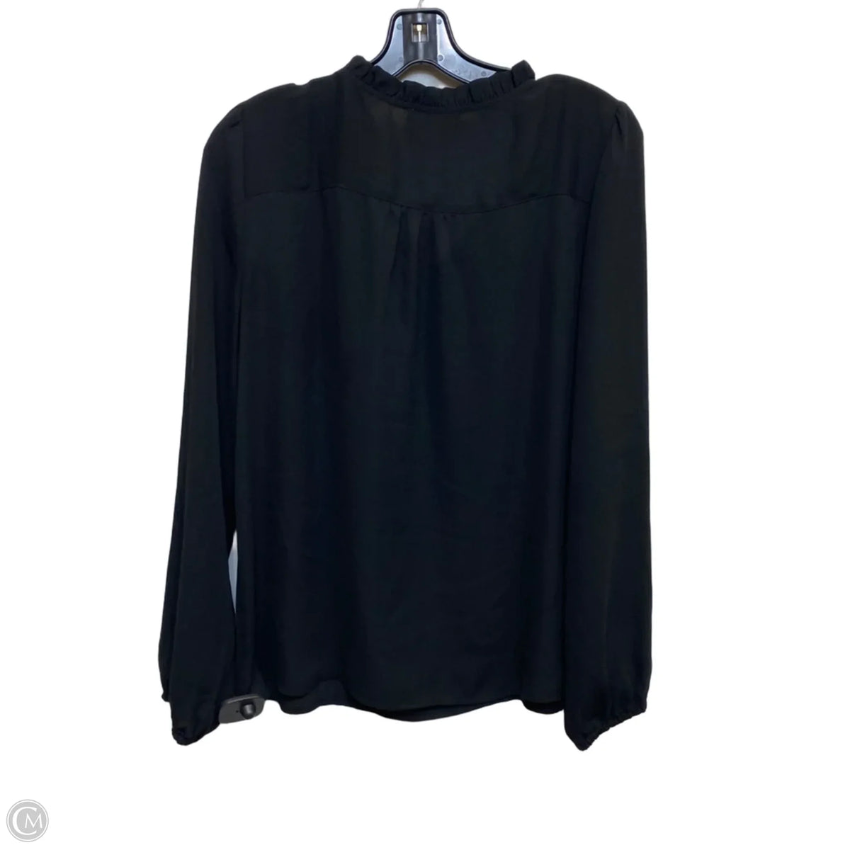 Top Long Sleeve By Loft In Black, Size: M