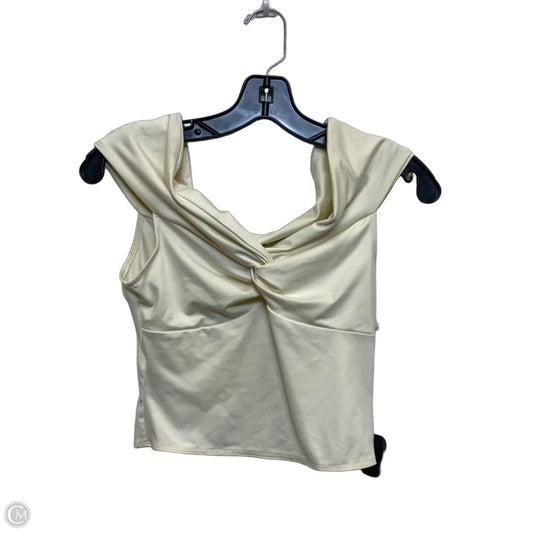 Top Sleeveless By Peppermayo In Cream, Size: S