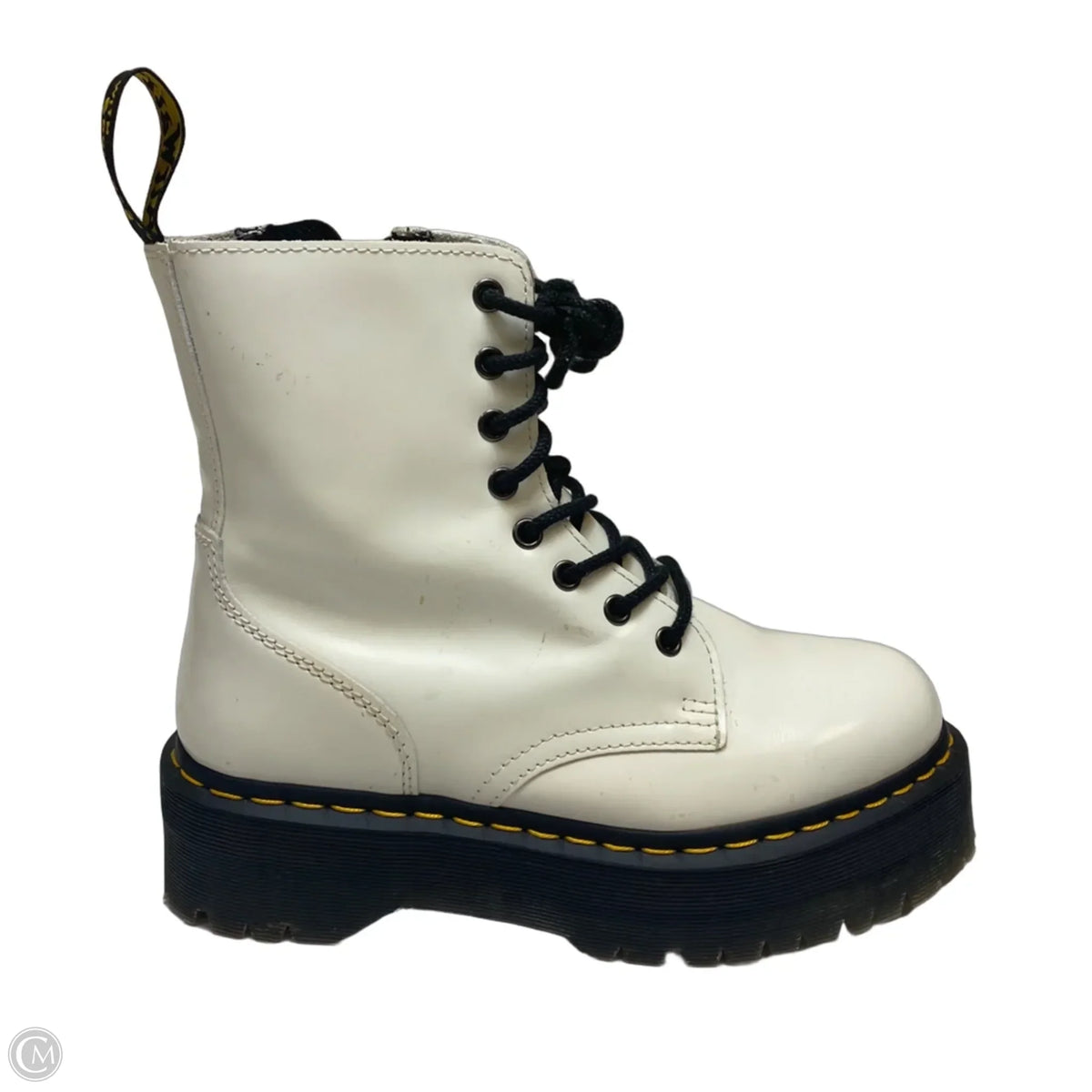 Boots Designer By Dr Martens In White, Size: 8