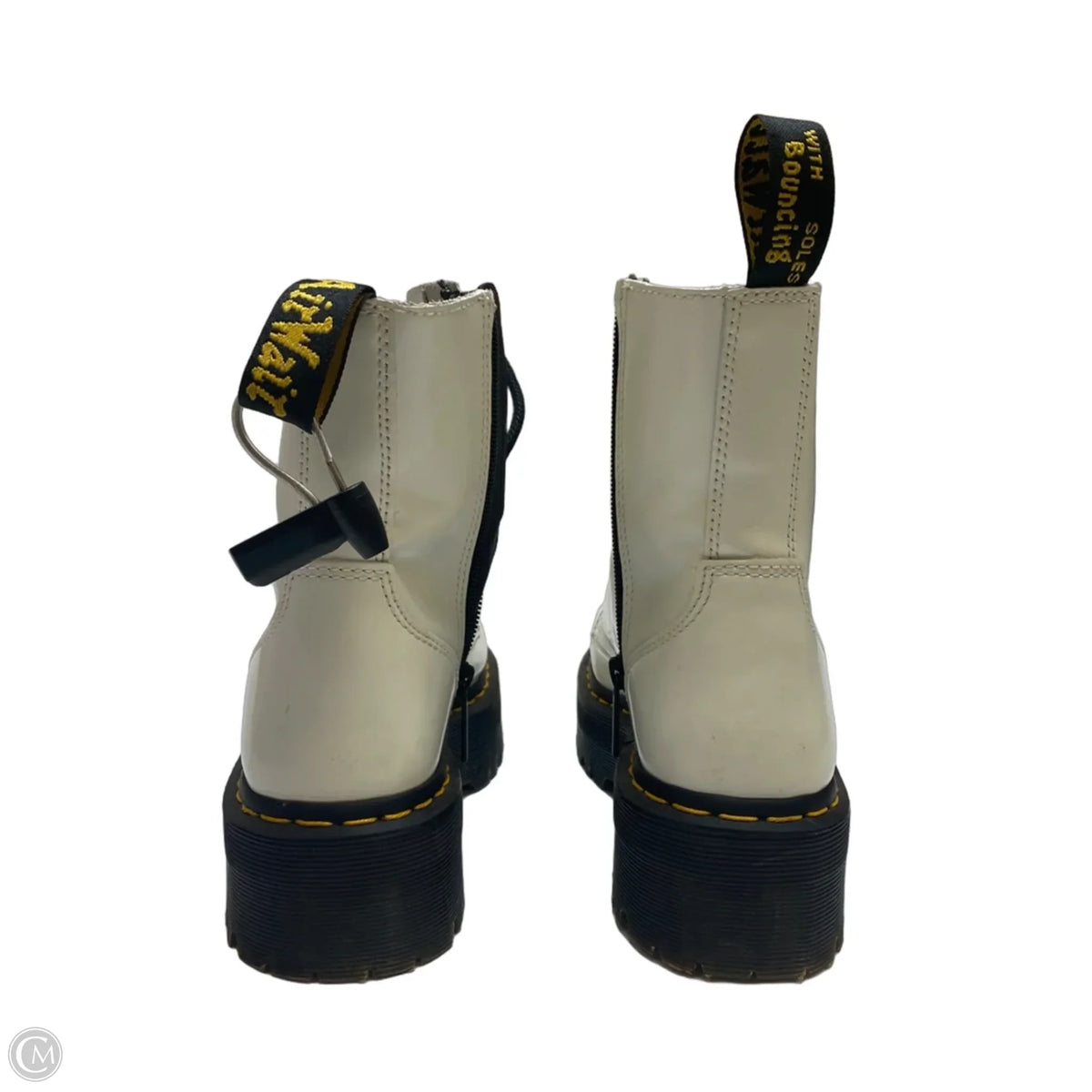 Boots Designer By Dr Martens In White, Size: 8