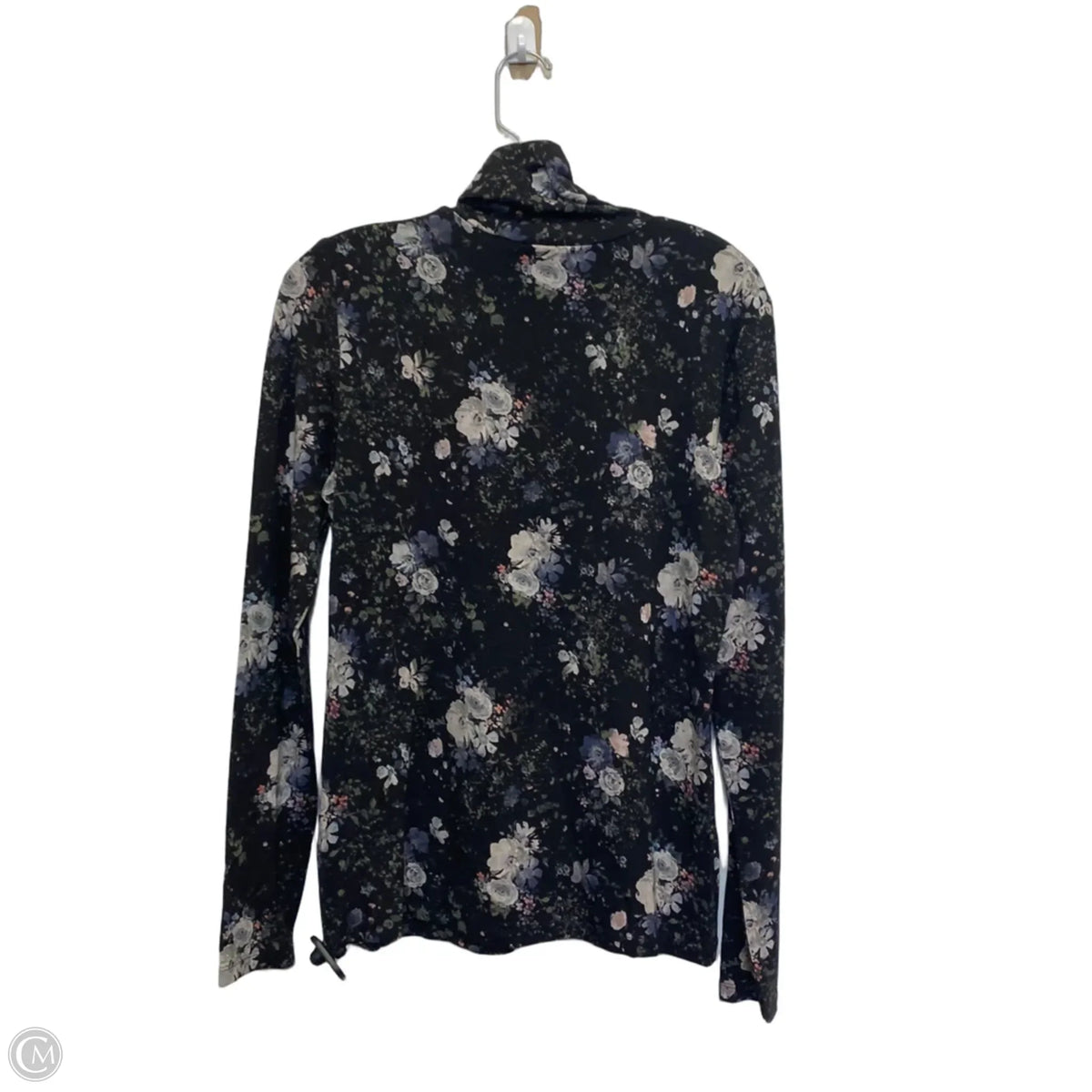 Top Long Sleeve By Truth In Black & Grey, Size: M
