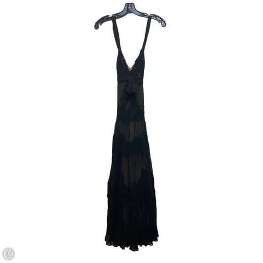 Dress Casual Maxi By Bcbgmaxazria In Black, Size: S