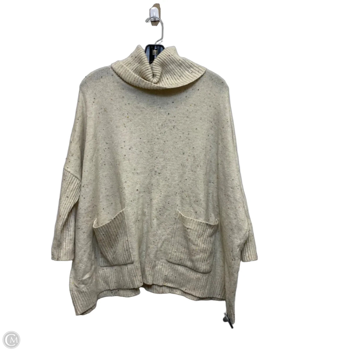 Sweater By Loft In Cream, Size: M