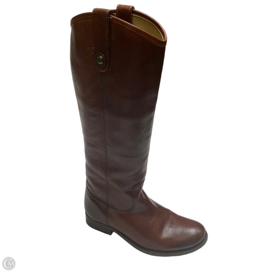 Boots Designer By Frye In Brown, Size: 6
