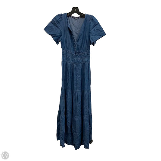 Dress Casual Maxi By Tommy Hilfiger In Blue Denim, Size: Xs