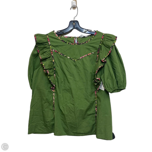 Top Short Sleeve By Crown And Ivy In Green, Size: L