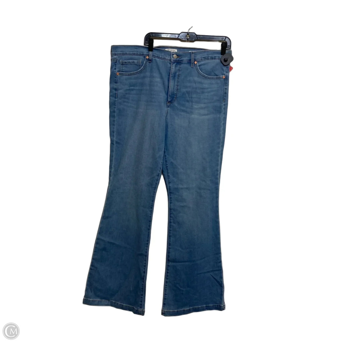 Jeans Flared By Sofia By Sofia Vergara In Blue Denim, Size: 18