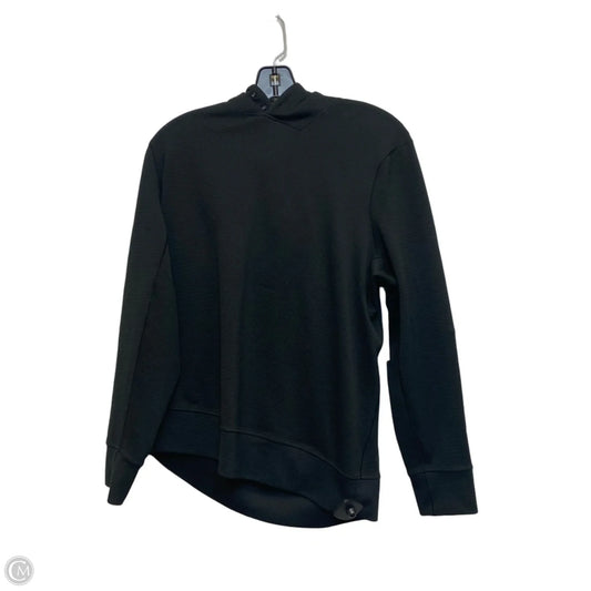 Athletic Top Long Sleeve Hoodie Designer By Lululemon In Black, Size: M