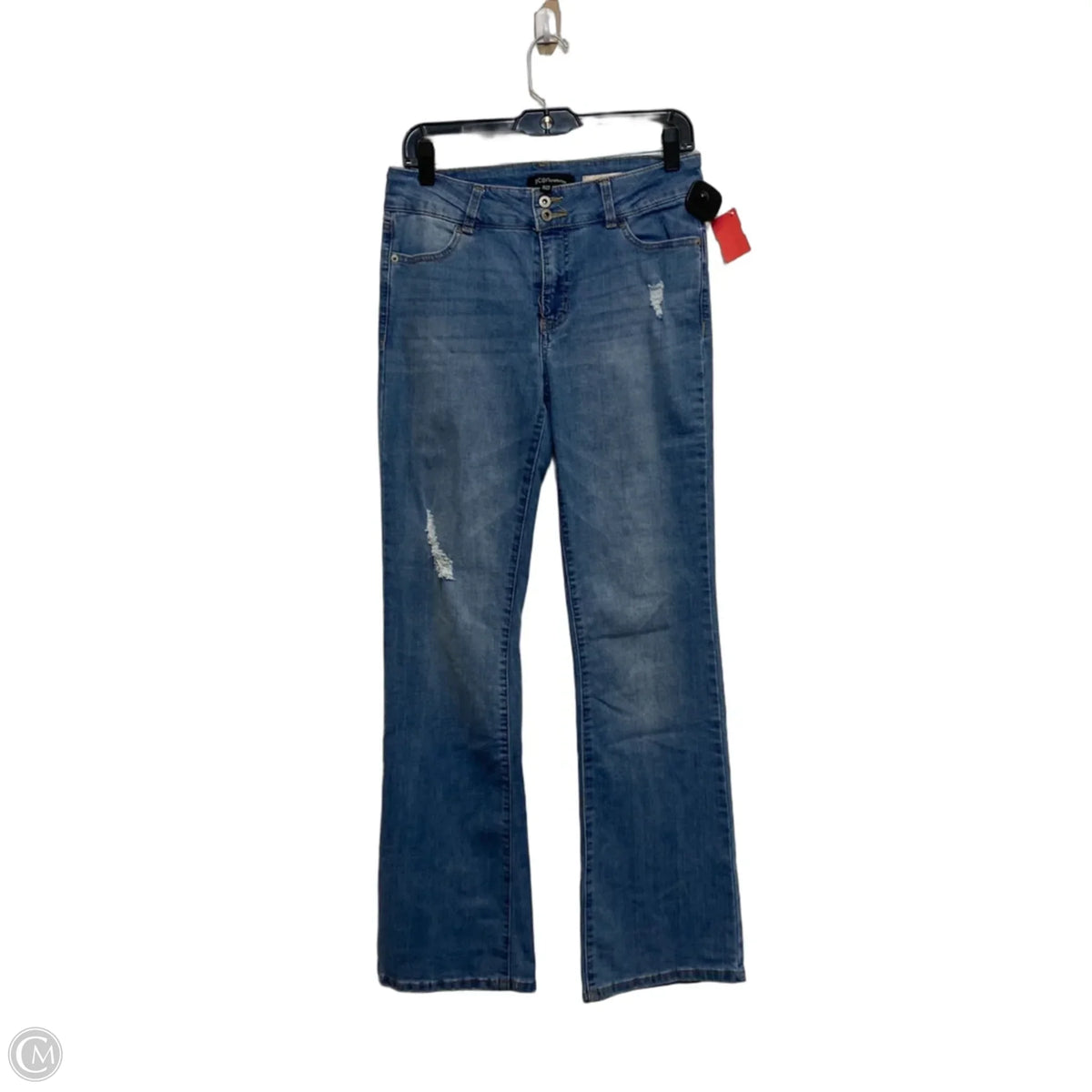 Jeans Boot Cut By Bcbg In Blue Denim, Size: 8