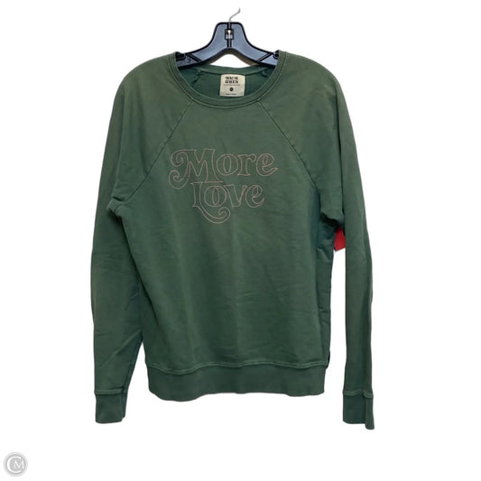Top Long Sleeve By Anthropologie In Green, Size: M