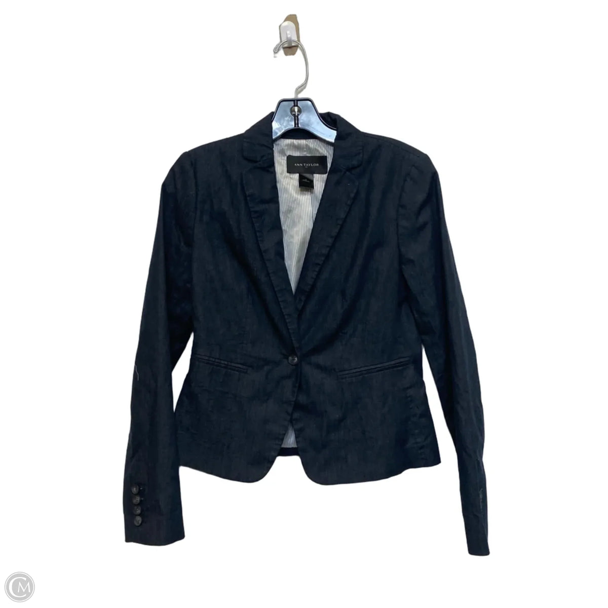 Blazer By Ann Taylor In Blue, Size: Xs