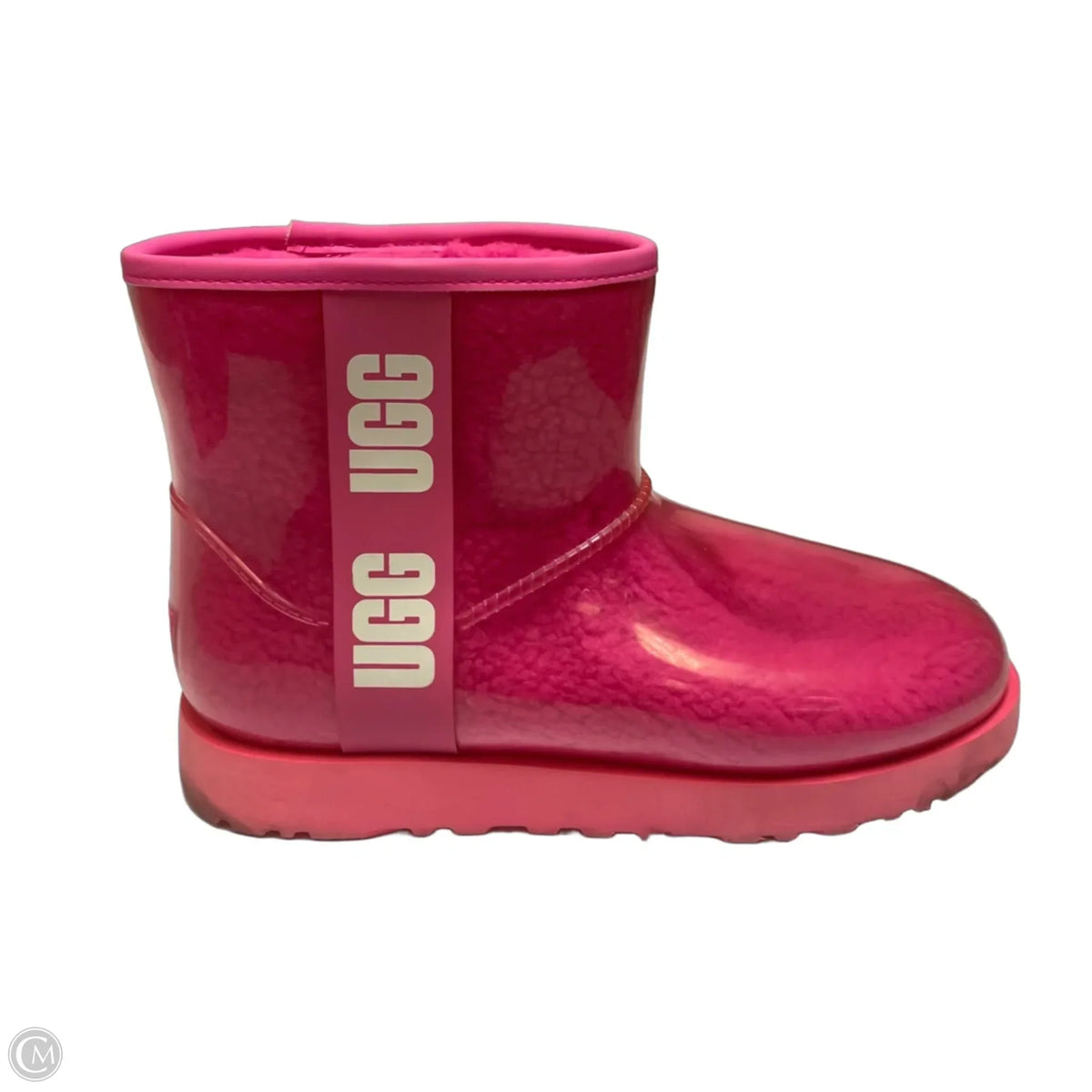 Boots Designer By Ugg In Pink, Size: 9