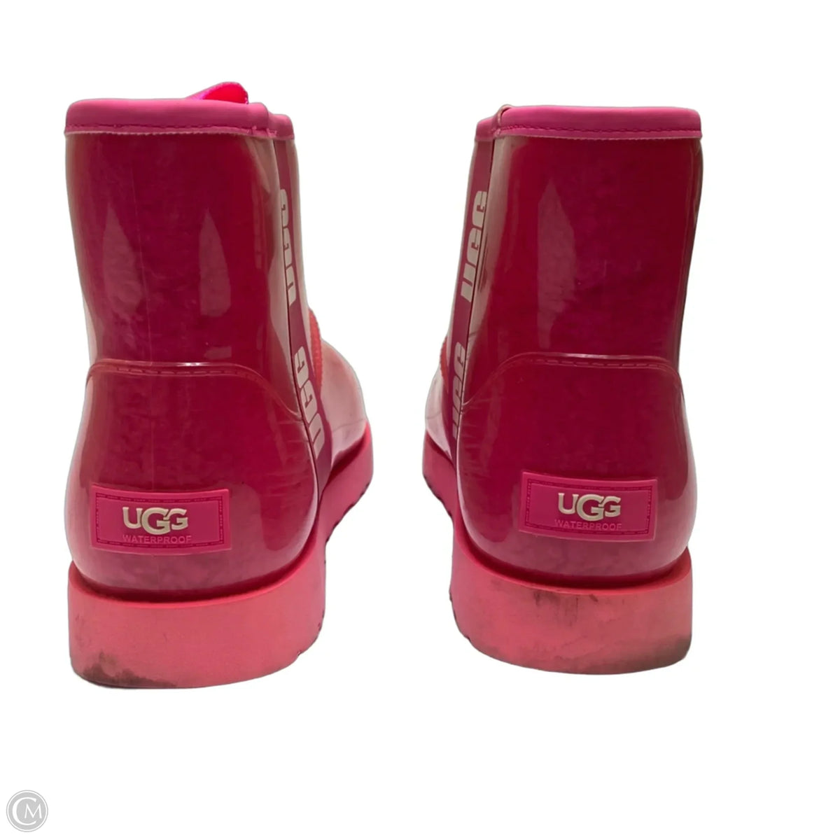Boots Designer By Ugg In Pink, Size: 9