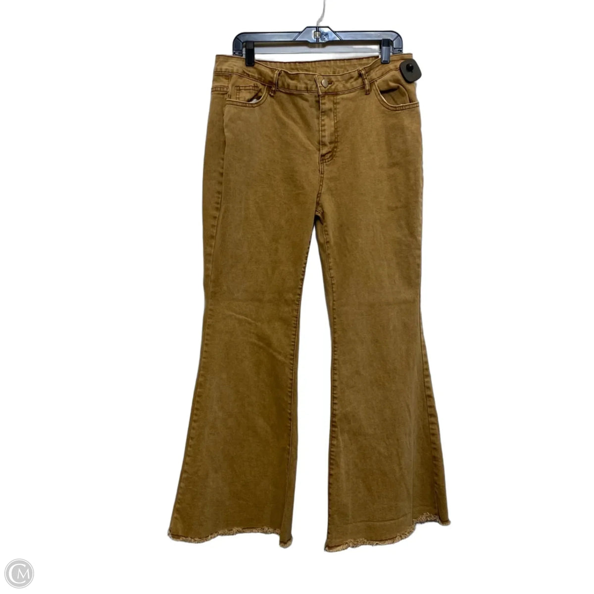 Jeans Boot Cut By Cmf In Brown Denim, Size: 2x