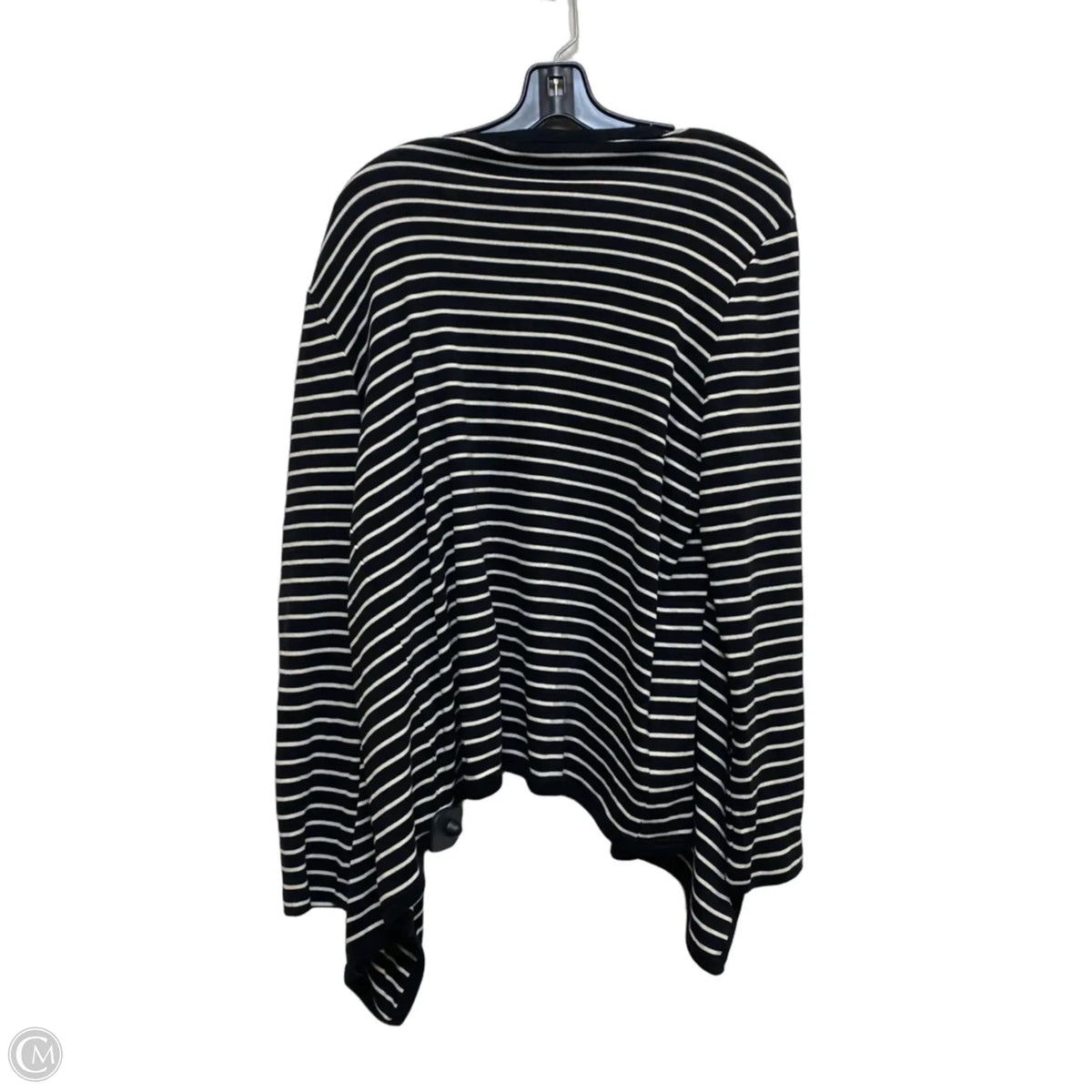 Cardigan By Talbots In Black & White, Size: L
