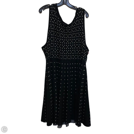 Dress Sweater By Torrid In Black & Gold, Size: 4x