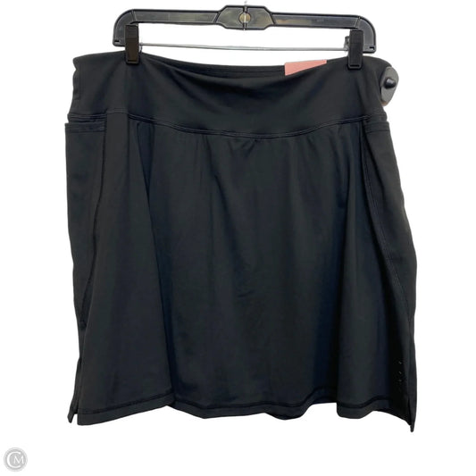 Athletic Skort By Lane Bryant In Black, Size: 1x