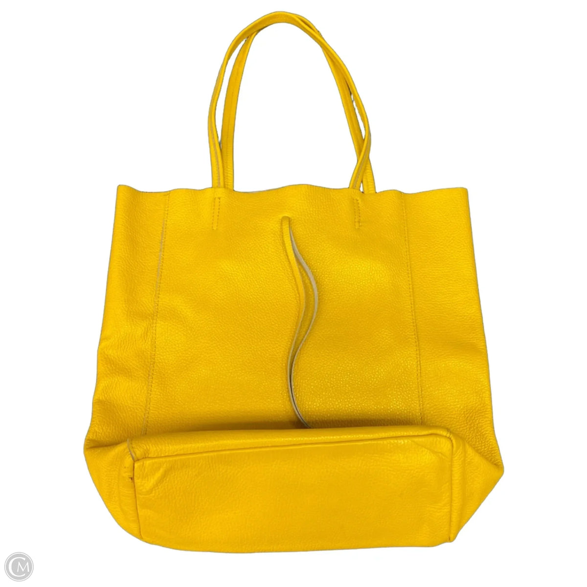 Handbag Leather By Cmf, Size: Large