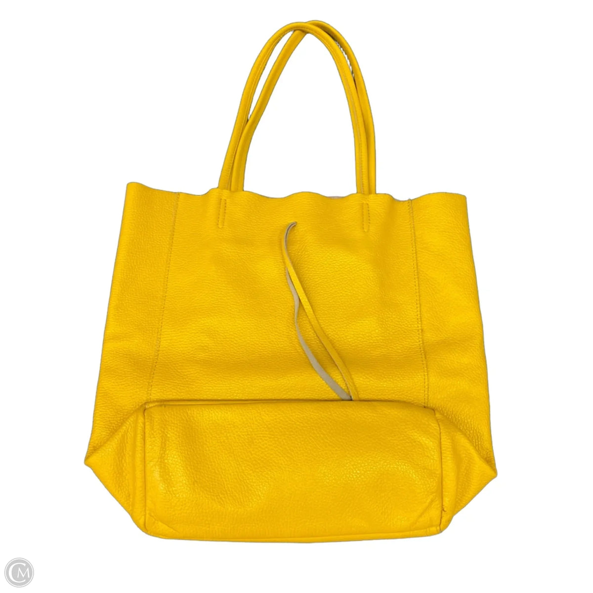 Handbag Leather By Cmf, Size: Large