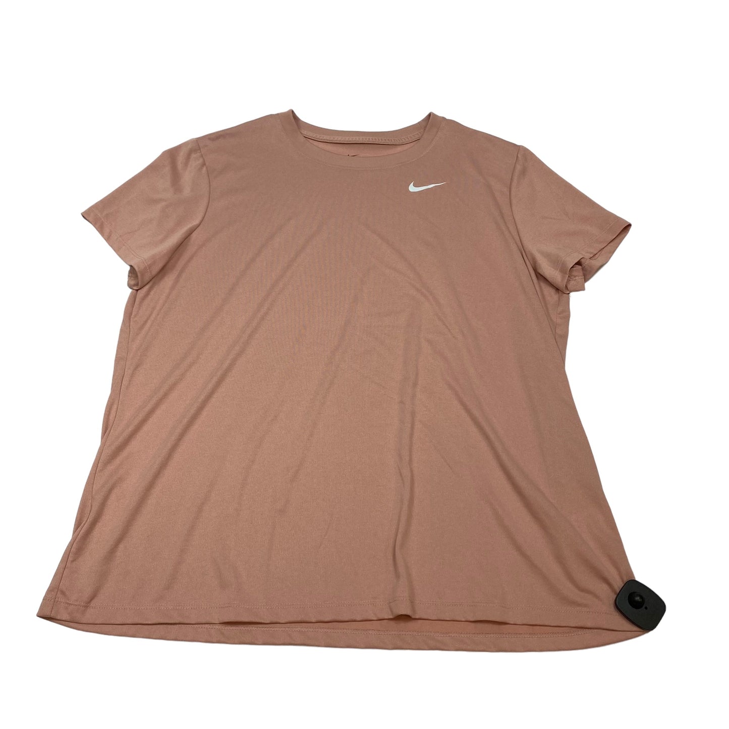 Pink Athletic Top Short Sleeve Nike Apparel, Size Xxl