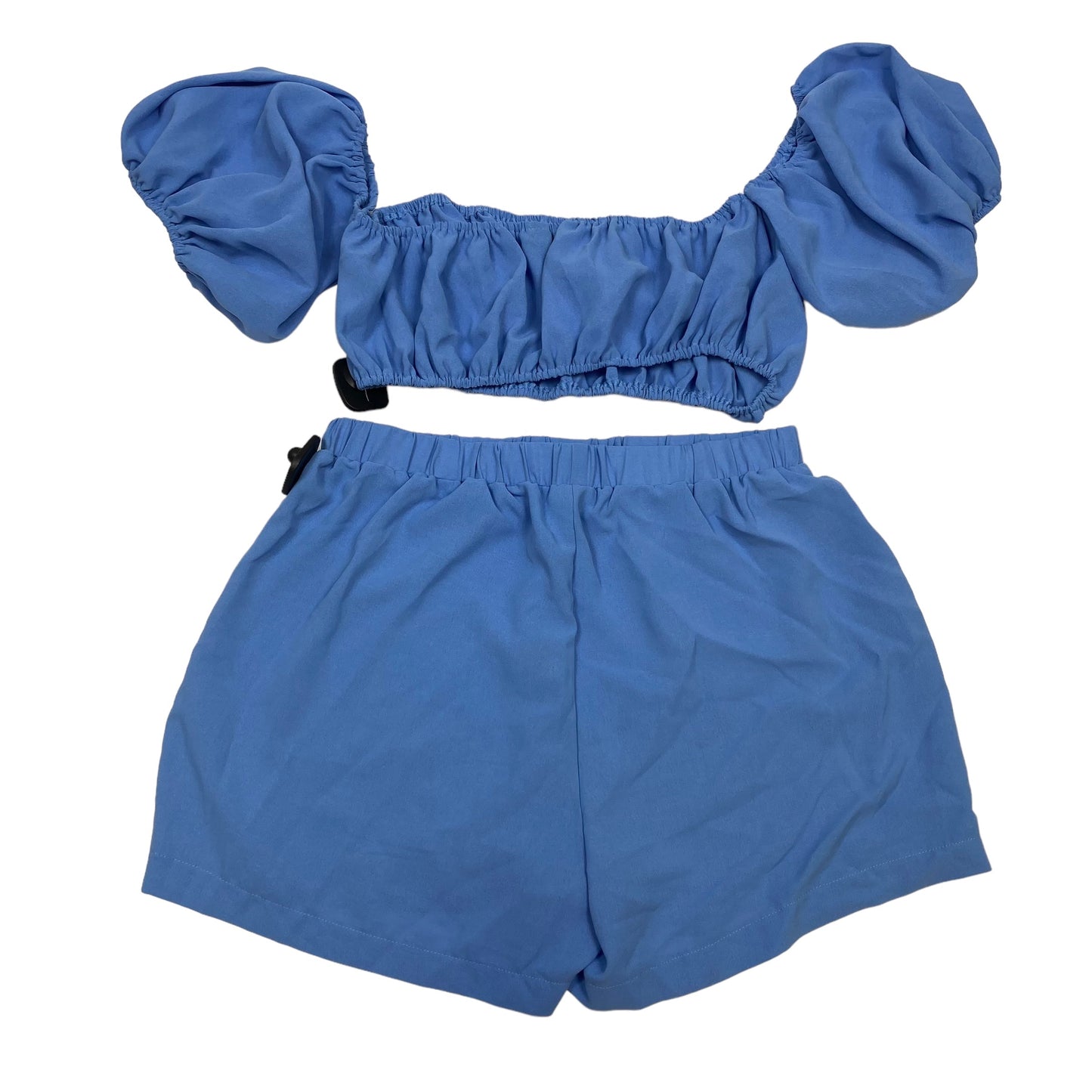 Blue Shorts Set Shein, Size L