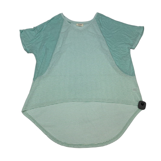 Green Top Short Sleeve Umgee, Size M