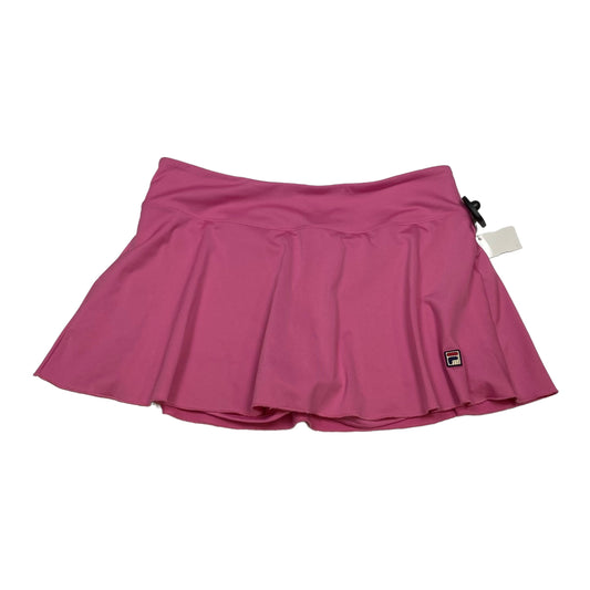 Pink Athletic Skort Fila, Size Xl