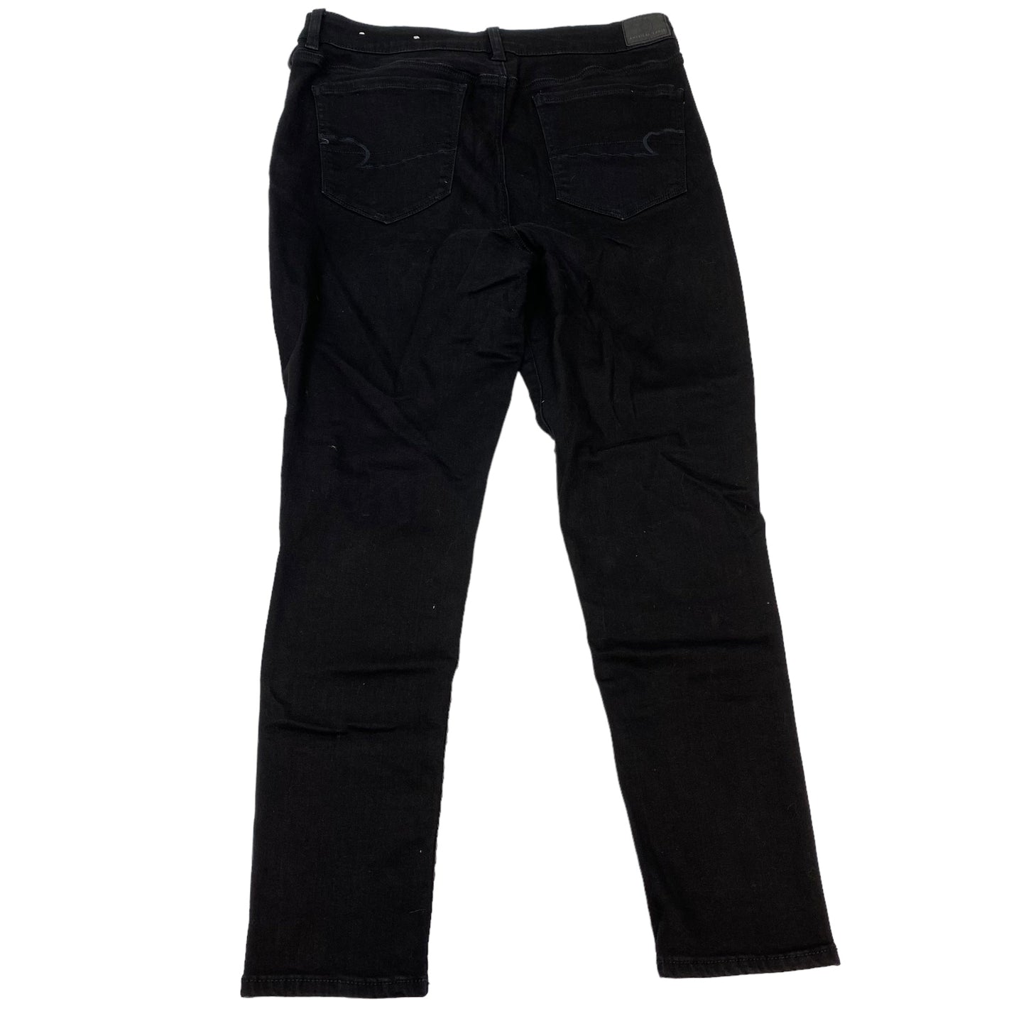 Black Denim Jeans Jeggings American Eagle, Size 16