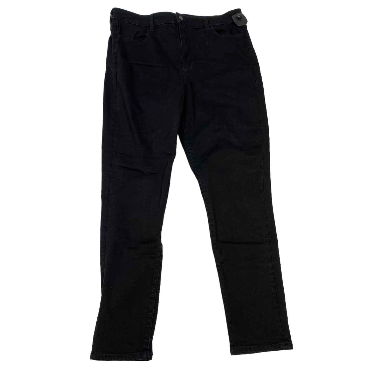 Black Denim Jeans Jeggings American Eagle, Size 16