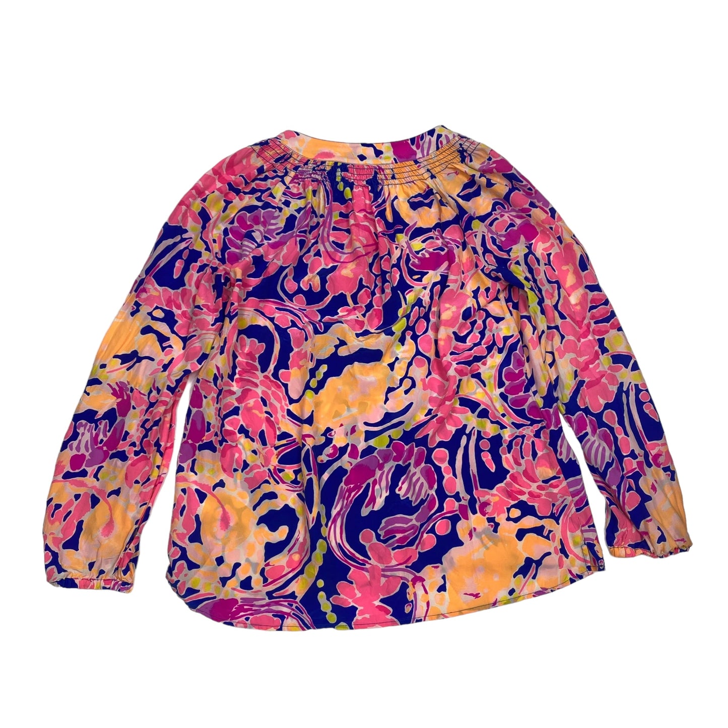 Top Long Sleeve Designer By Lilly Pulitzer In Multi-colored, Size: S