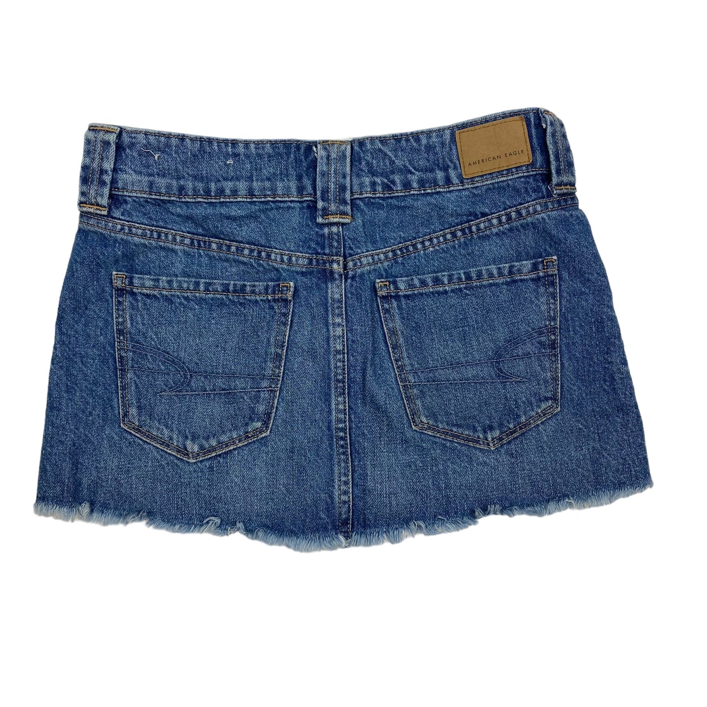 Blue Denim Skirt Mini & Short American Eagle, Size 00