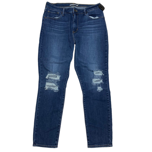 Blue Denim Jeans Skinny Levis, Size 14