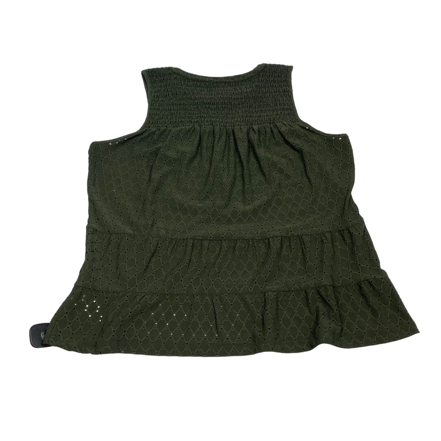 Green Top Sleeveless Michael By Michael Kors, Size M