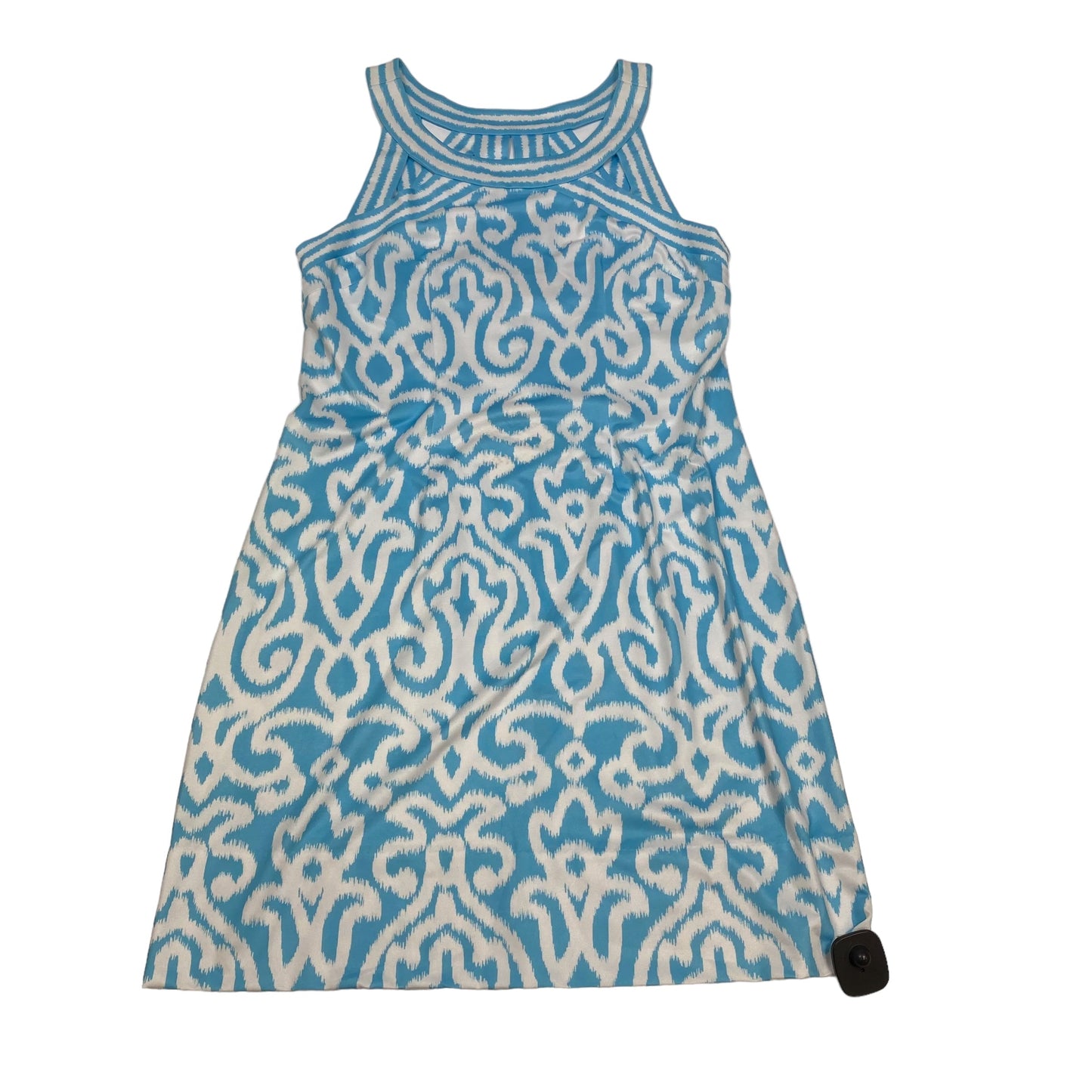 Blue & White Dress Casual Short Gretchen Scott, Size L